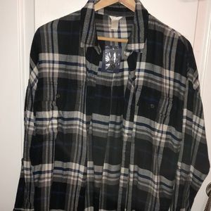 FREE NWT navy plaid